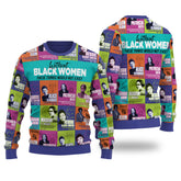 Black Woman Ugly Sweater